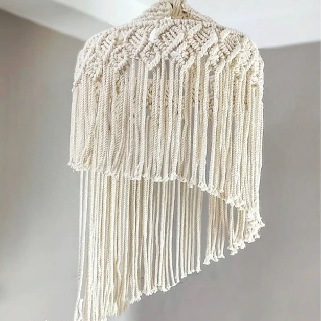 Abat-jour Spirale MacraDesign Esprit Macramé
