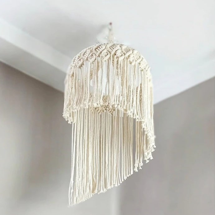 Abat-jour Spirale MacraDesign Esprit Macramé