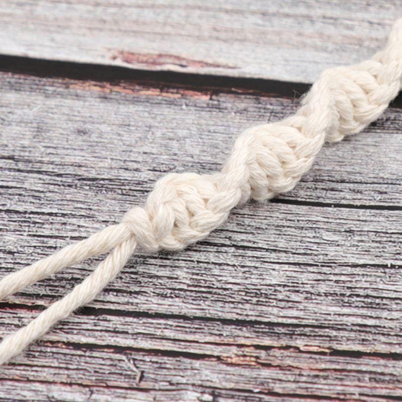 Accroche-tétine en Macramé Élégance Esprit Macramé