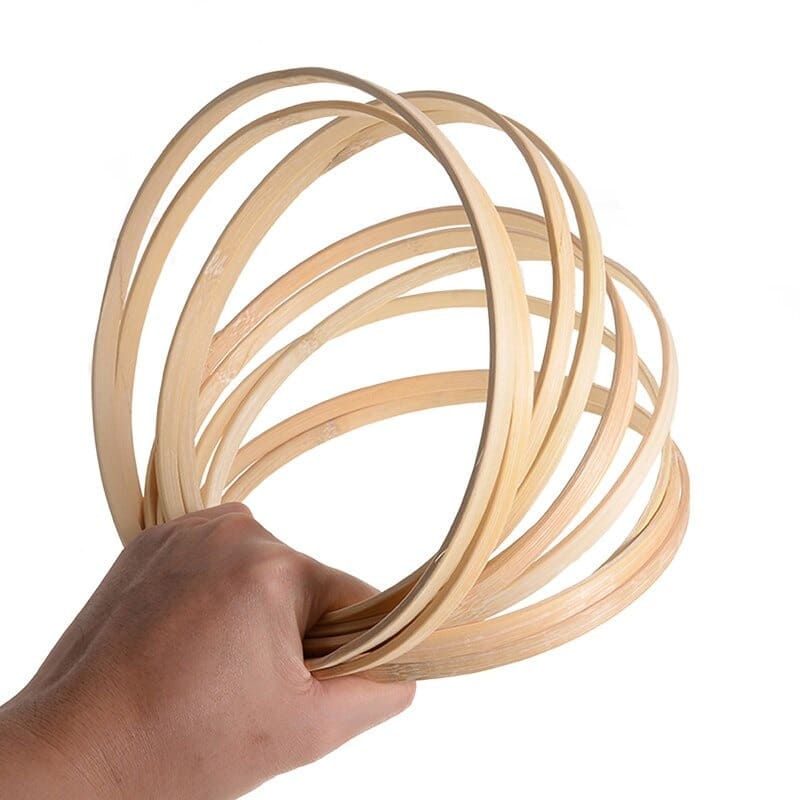 Anneau en Bois Éco pour Macramé Artisanale Esprit Macramé