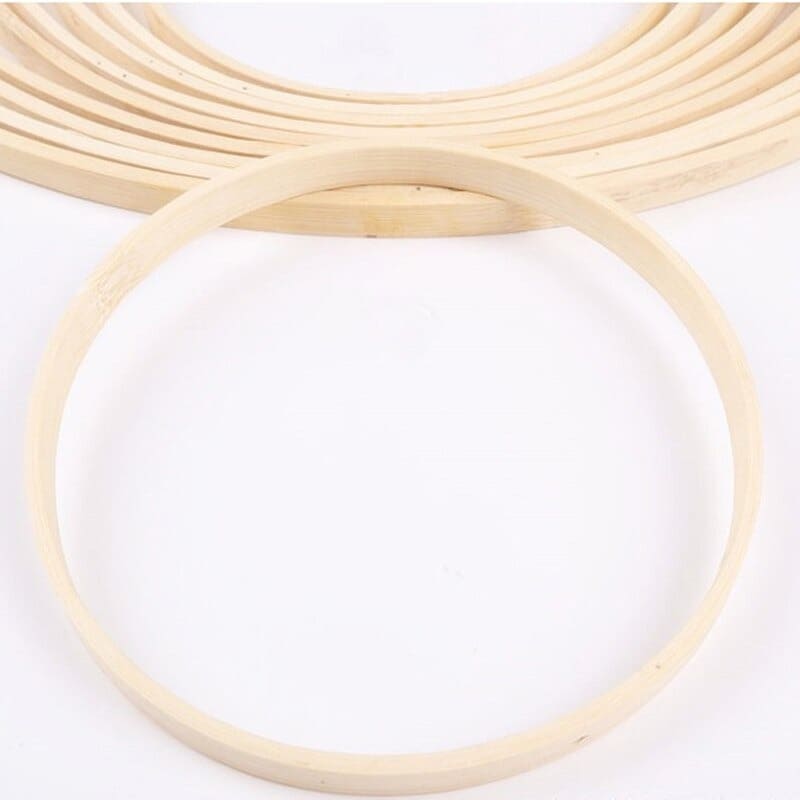 Anneau en Bois Éco pour Macramé Artisanale Esprit Macramé