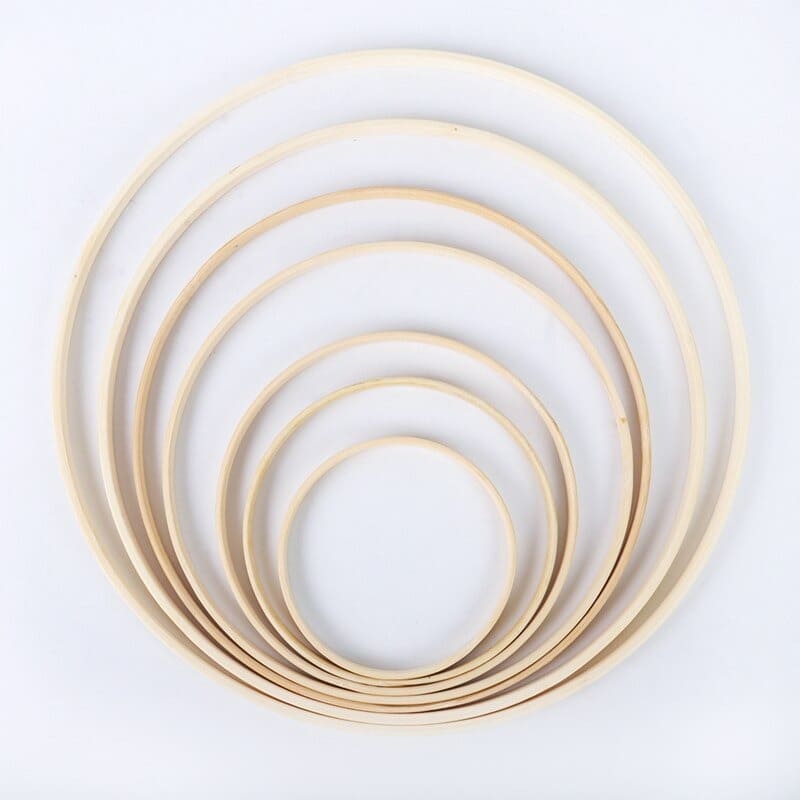 Anneau en Bois Éco pour Macramé Artisanale Esprit Macramé