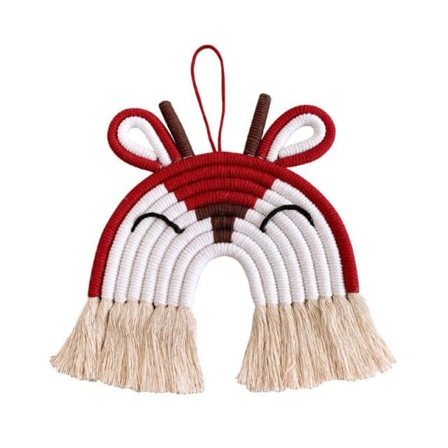 Arc-en-ciel Macramé : Décoration Bébé Élégante Esprit Macramé