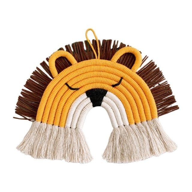 Arc-en-ciel Macramé : Décoration Bébé Élégante Esprit Macramé