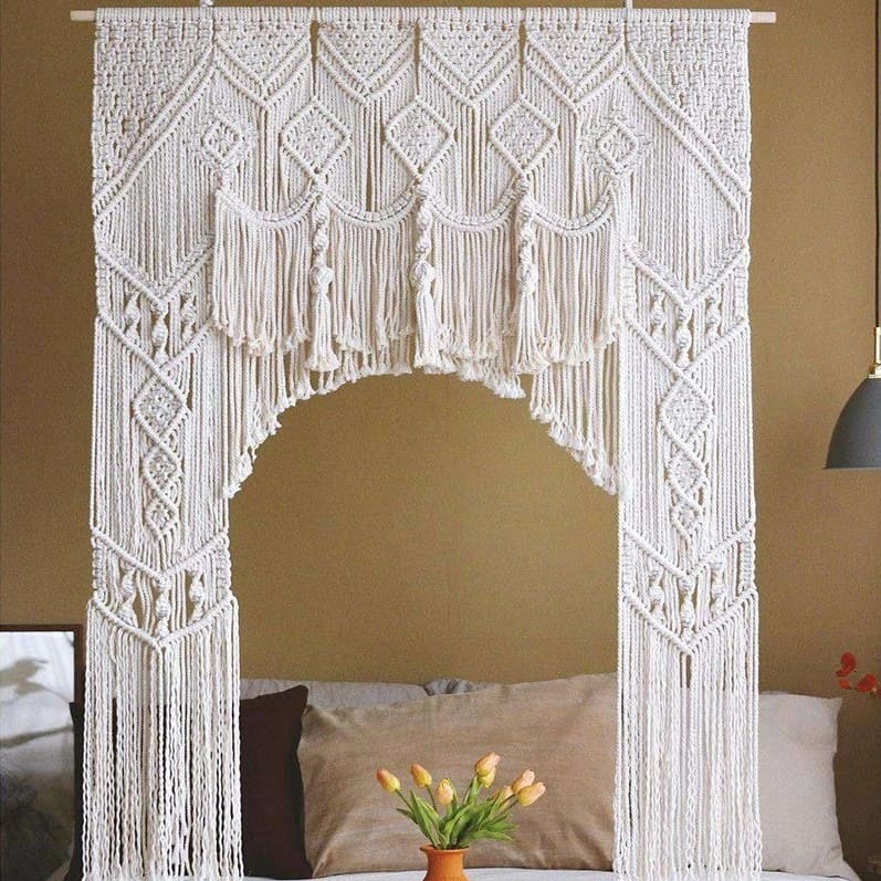 Arche de Mariage en Macramé Élégance Esprit Macramé