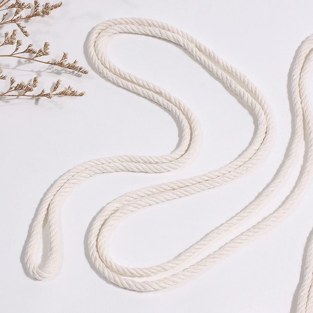 Attache Rideau Élégance Feuille en Macramé Esprit Macramé