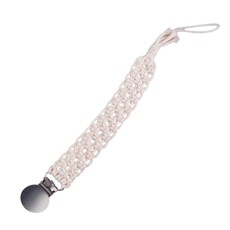 Attache Sucette en Macramé Élégante Esprit Macramé