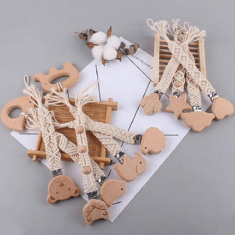 Attache-tétine Macramé Élégance Esprit Macramé