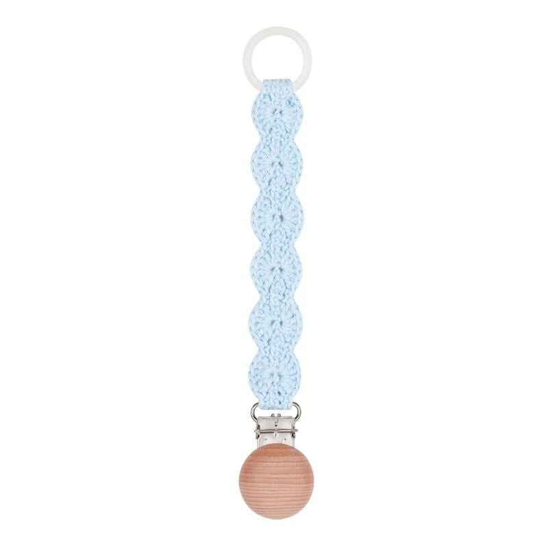 Attache Tétine Ronde en Macramé Élégance Esprit Macramé