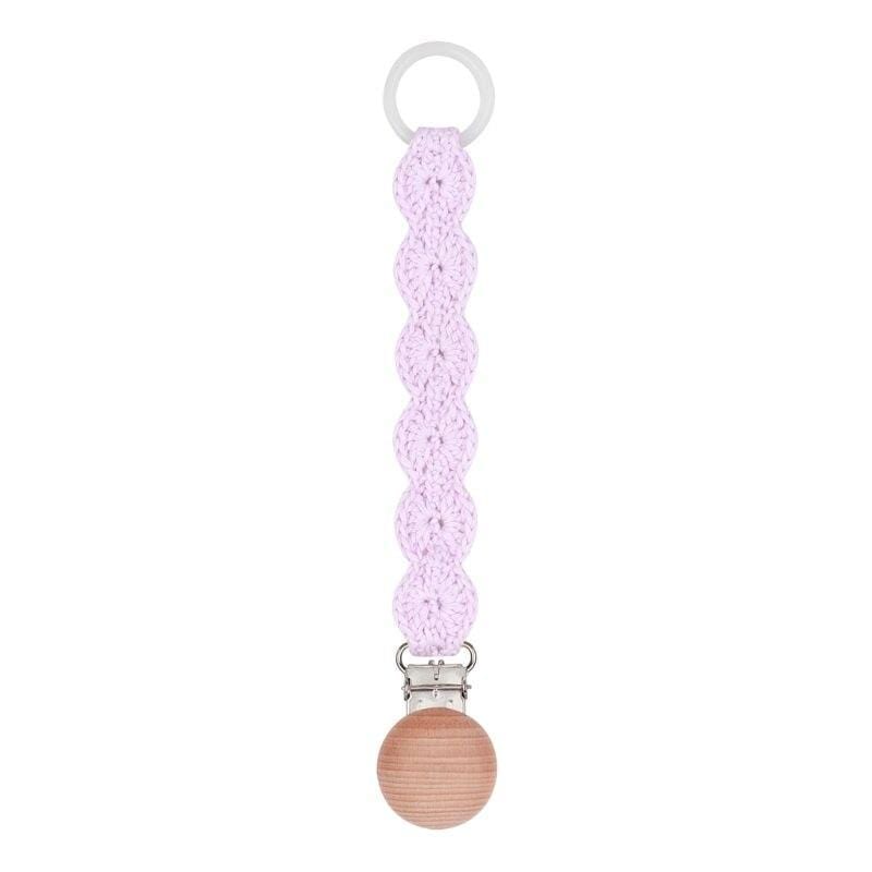 Attache Tétine Ronde en Macramé Élégance Esprit Macramé
