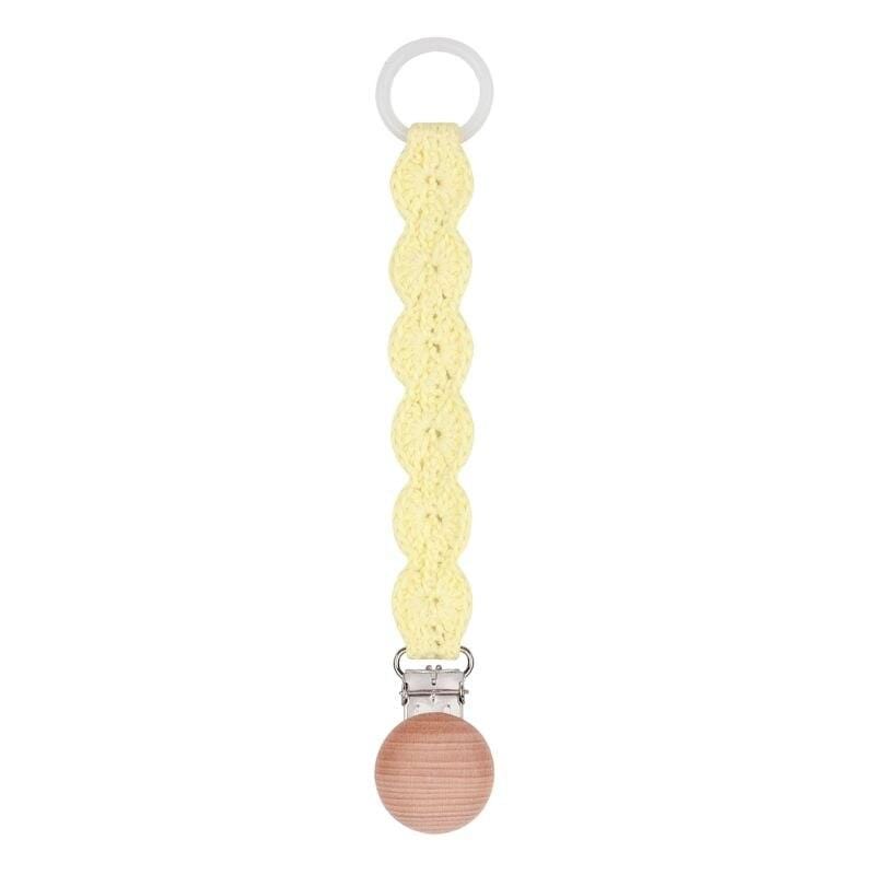 Attache Tétine Ronde en Macramé Élégance Esprit Macramé