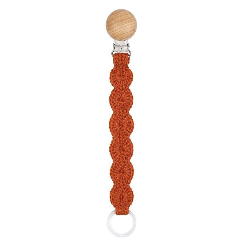 Attache Tétine Ronde en Macramé Élégance Esprit Macramé