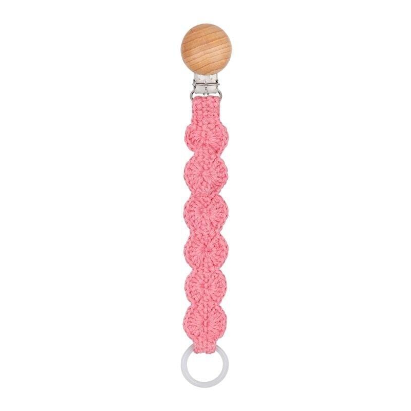 Attache Tétine Ronde en Macramé Élégance Esprit Macramé