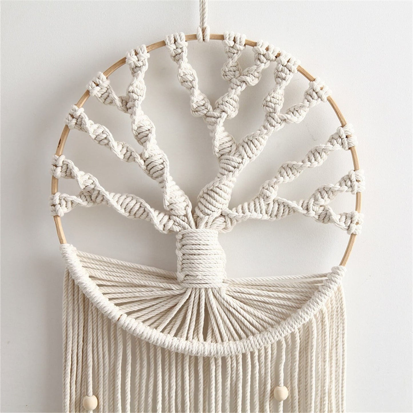 Attrape-Rêves Arbre de Vie en Macramé Élégant Esprit Macramé