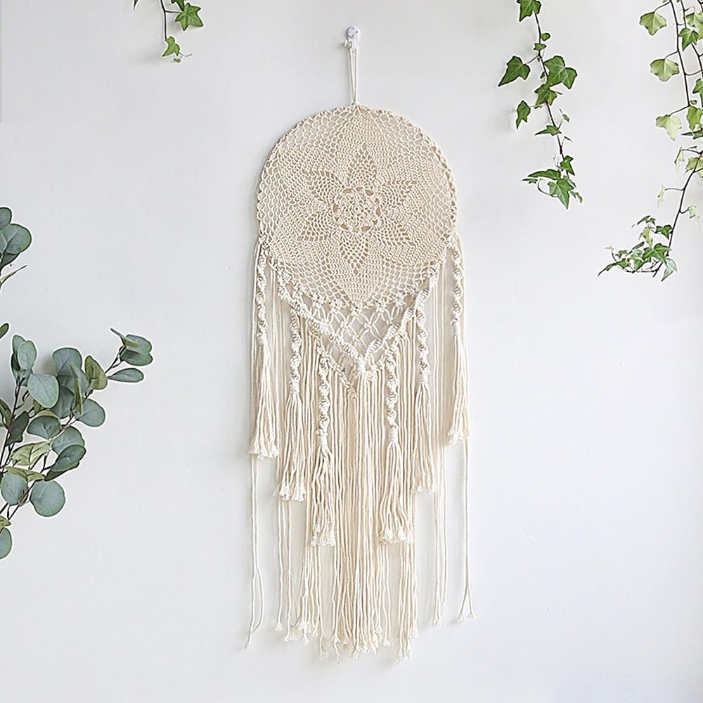 Attrape-Rêves Bohème en Macramé pour un Mariage Unique Esprit Macramé