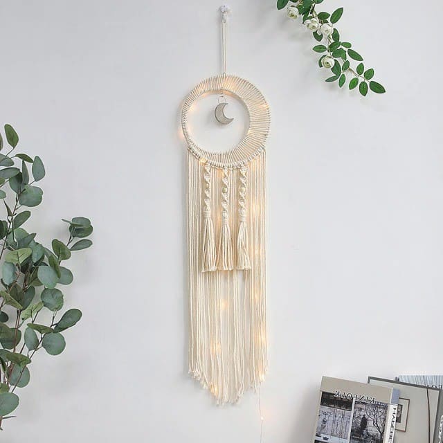 Attrape-Rêves en Coton Macramé Chic Esprit Macramé