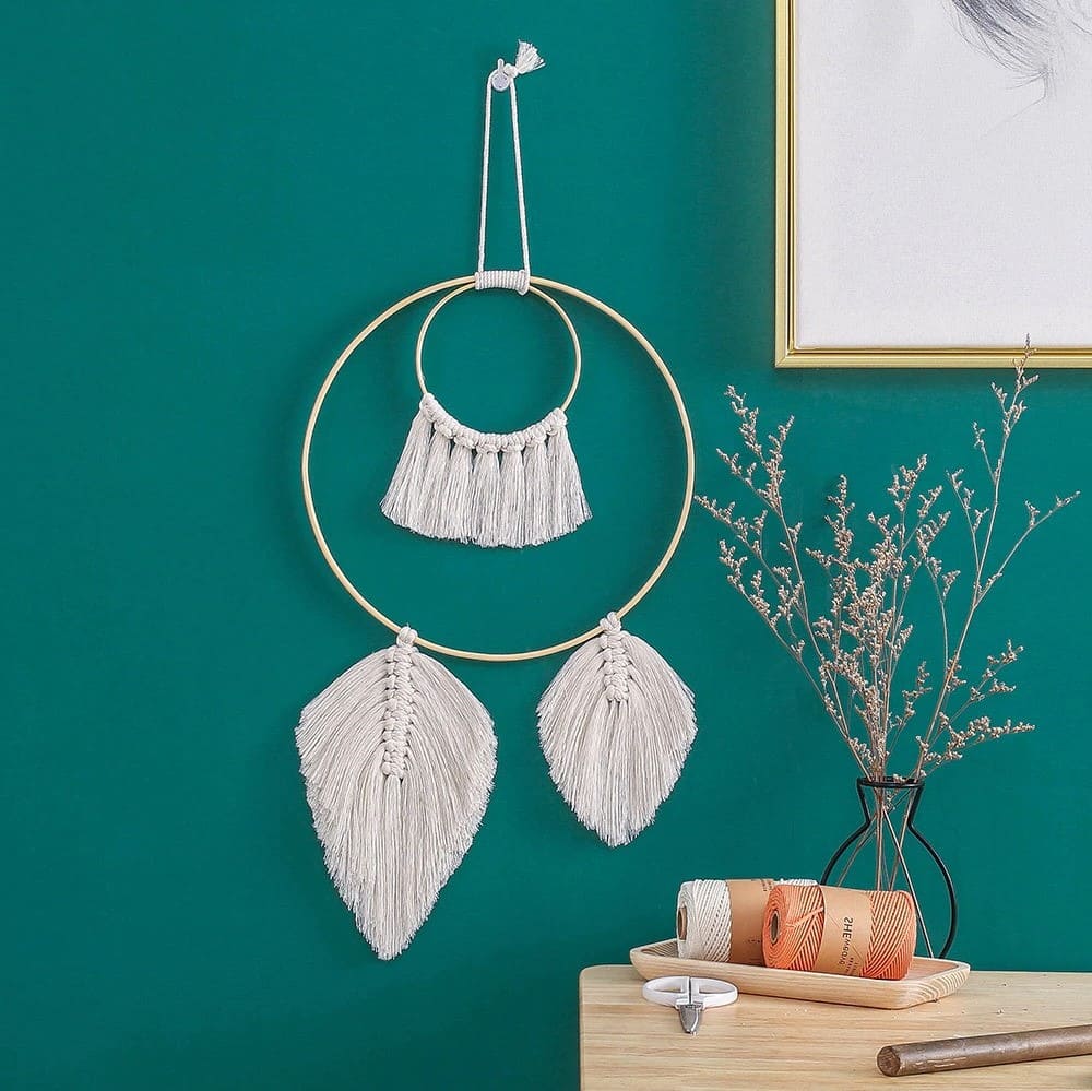 Attrape-Rêves en Macramé pour une Décoration de Chambre Unique Esprit Macramé