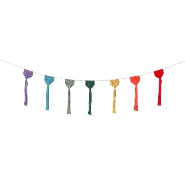 Banderole en Macramé Éthnique Chic Esprit Macramé