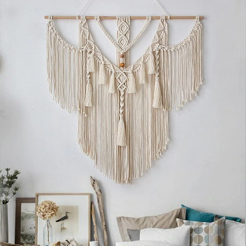 Bâtons en Bois Vissables Premium 2x40 cm Esprit Macramé