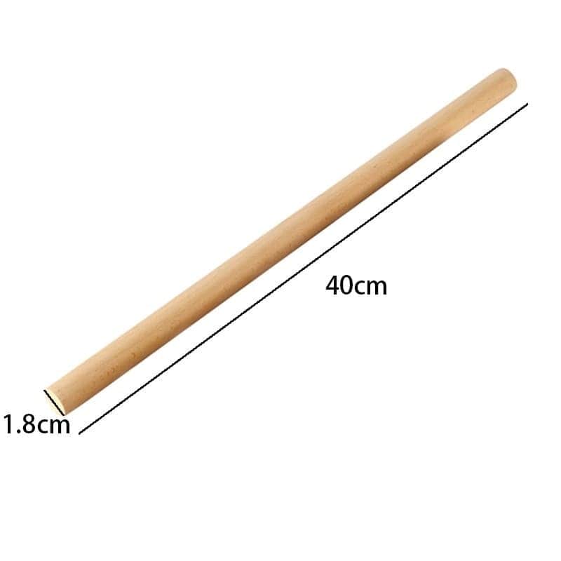 Bâtons en Bois Vissables Premium 2x40 cm Esprit Macramé
