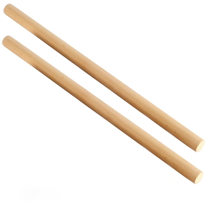 Bâtons en Bois Vissables Premium 2x40 cm Esprit Macramé