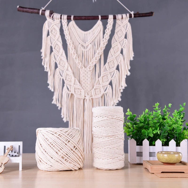 Bois Élégant pour Macramé Esprit Macramé