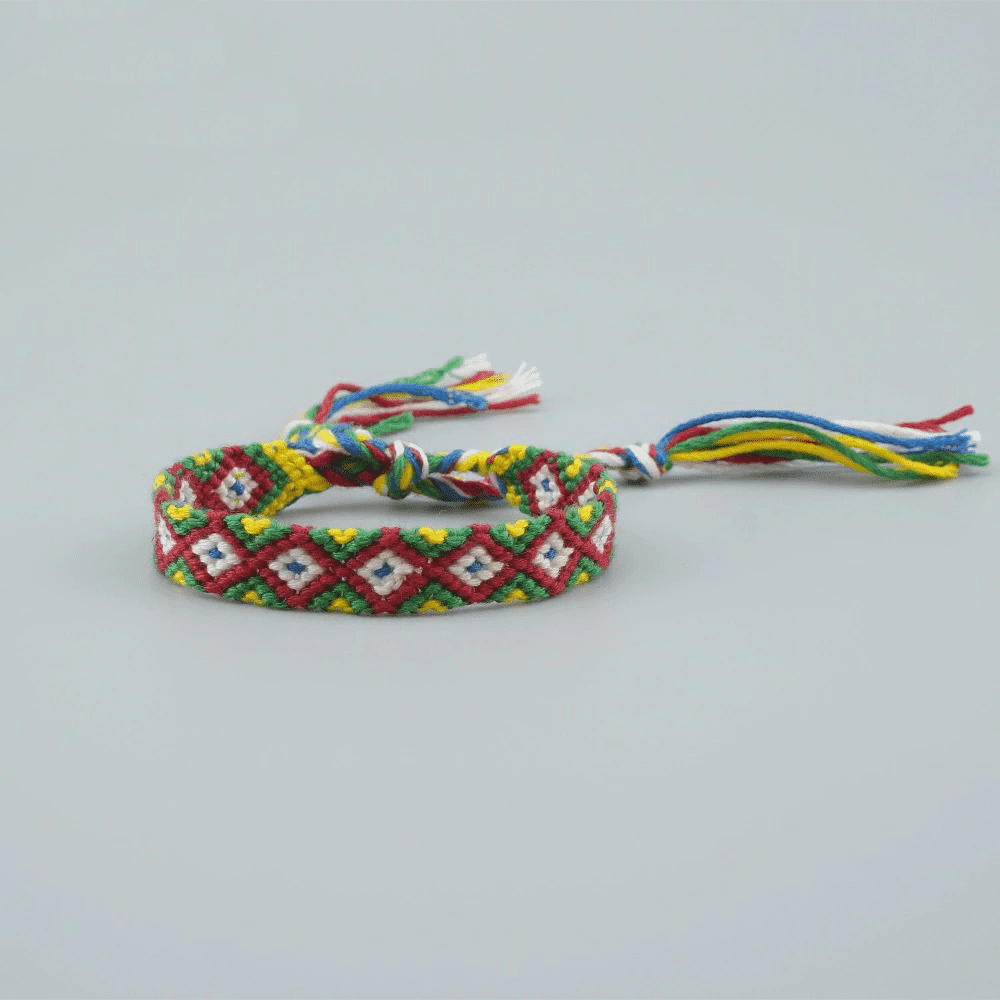 Bracelet Bohème en Macramé Éclatant Esprit Macramé