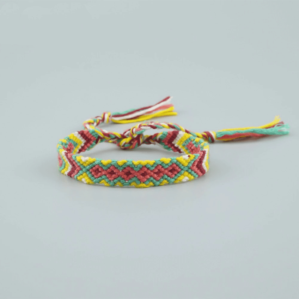Bracelet Bohème en Macramé Éclatant Esprit Macramé