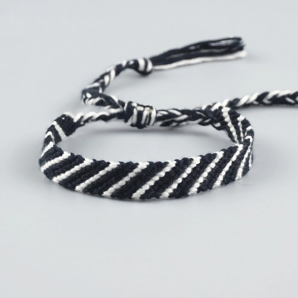 Bracelet Cheville Macramé Élégance Esprit Macramé