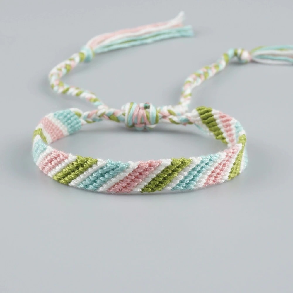 Bracelet Cheville Macramé Élégance Esprit Macramé
