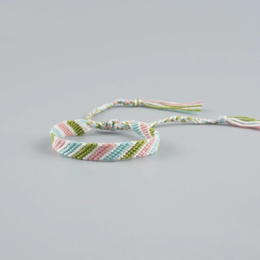 Bracelet Cheville Macramé Élégance Esprit Macramé
