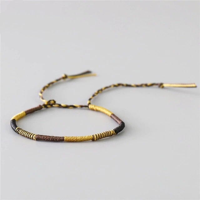 Bracelet d'Amitié Macramé Éclatant Esprit Macramé