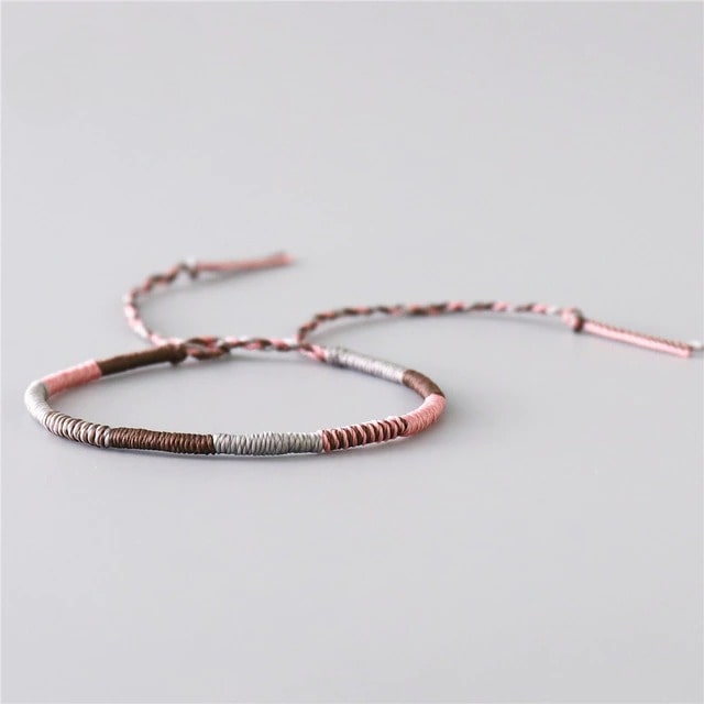 Bracelet d'Amitié Macramé Éclatant Esprit Macramé