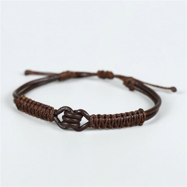 Bracelet Macramé Élégance Masculine Esprit Macramé