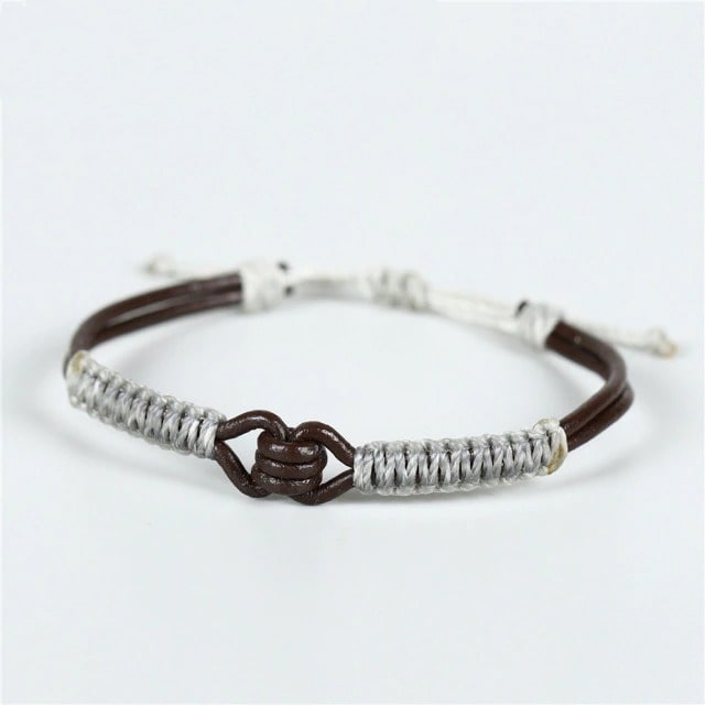 Bracelet Macramé Élégance Masculine Esprit Macramé