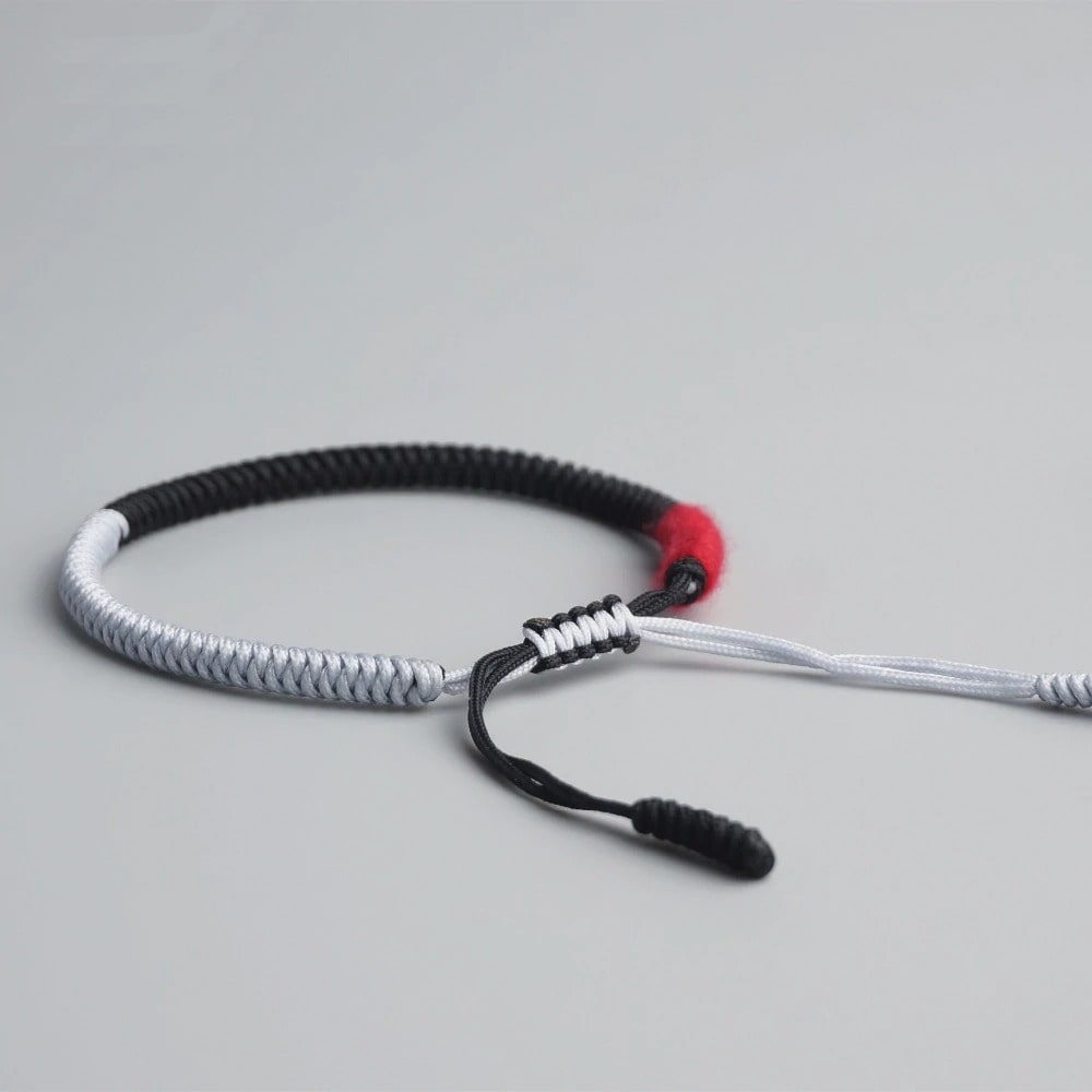 Bracelet Macramé Tibétain Énergétique Esprit Macramé