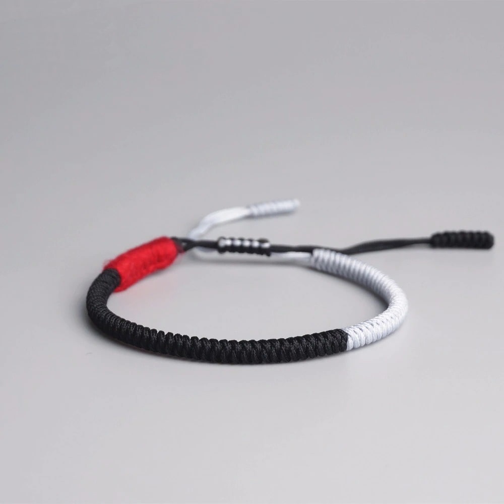 Bracelet Macramé Tibétain Énergétique Esprit Macramé
