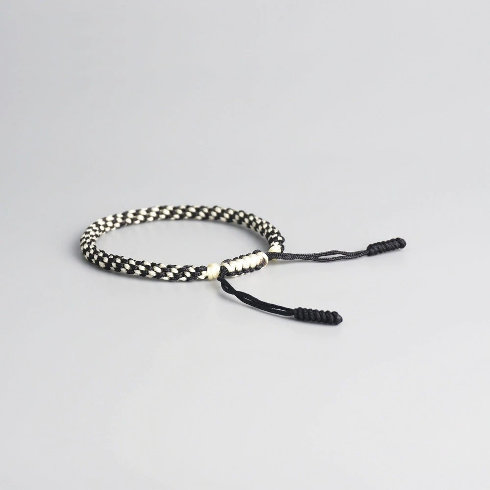 Bracelet Tressé En Macramé Élégance Esprit Macramé