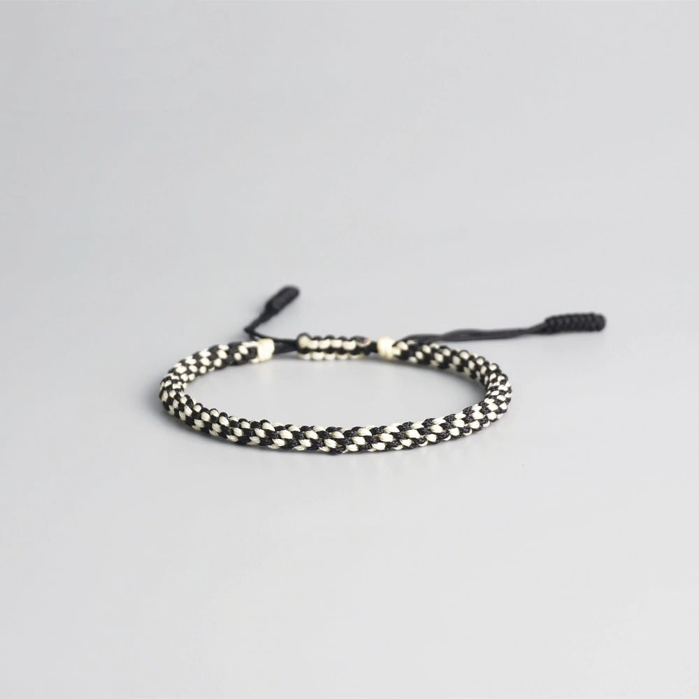 Bracelet Tressé En Macramé Élégance Esprit Macramé