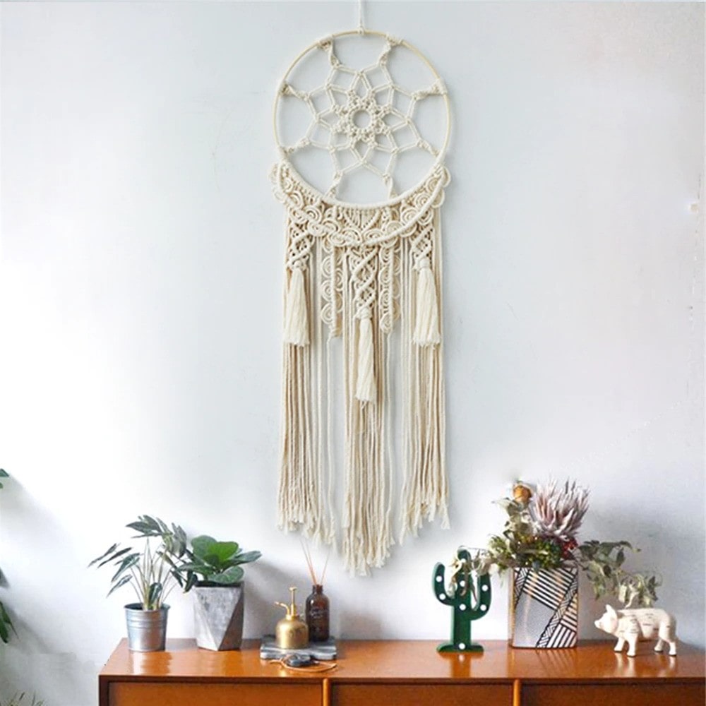 Capteur de Rêves Macramé Élégance Esprit Macramé