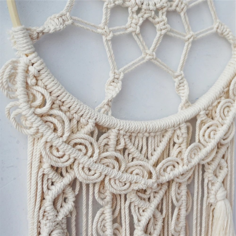 Capteur de Rêves Macramé Élégance Esprit Macramé