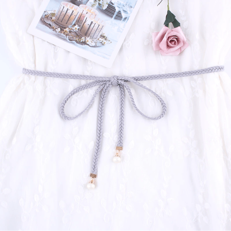 Ceinture en Macramé avec perles élégantes Esprit Macramé