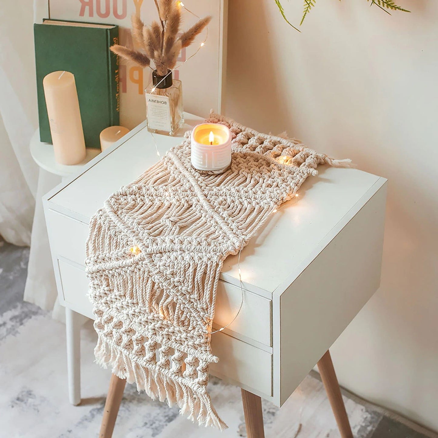 Chemin de Table Macramé Élégance Esprit Macramé