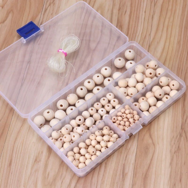 Coffret Créatif de Perles en Bois Macramé Esprit Macramé