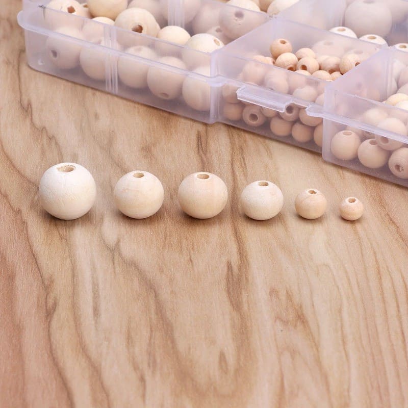 Coffret Créatif de Perles en Bois Macramé Esprit Macramé