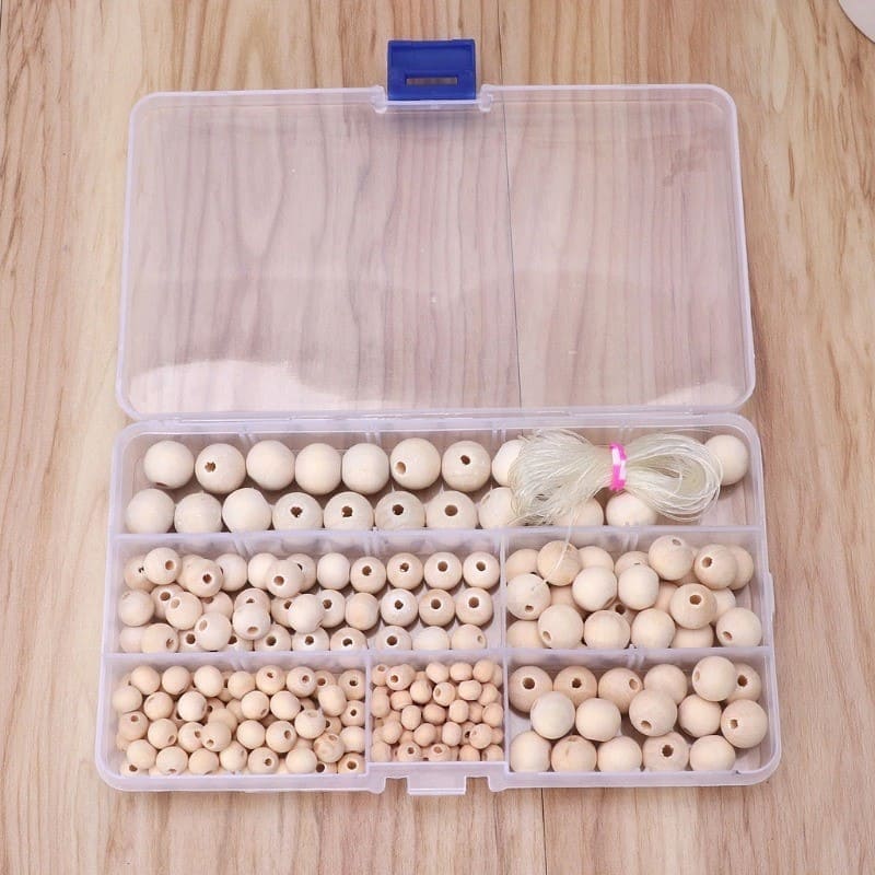 Coffret Créatif de Perles en Bois Macramé Esprit Macramé