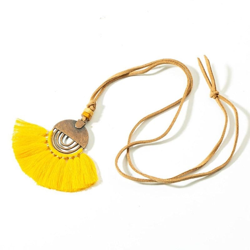 Collier Bohème en Macramé Éclatant Esprit Macramé
