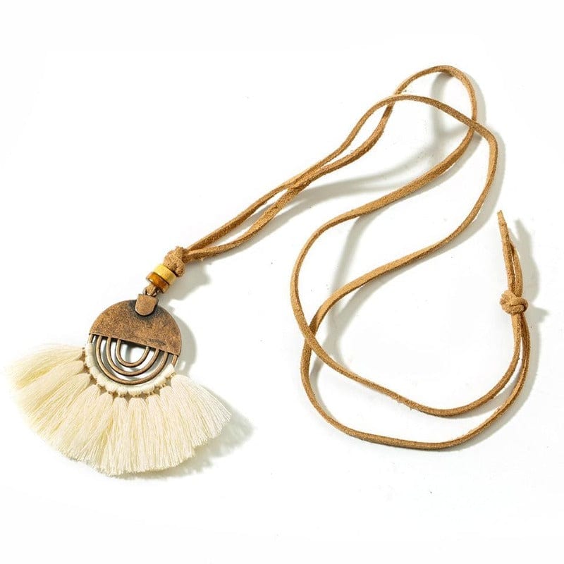 Collier Bohème en Macramé Éclatant Esprit Macramé