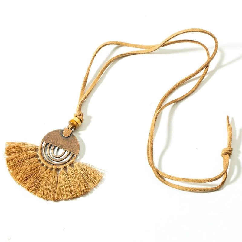 Collier Bohème en Macramé Éclatant Esprit Macramé
