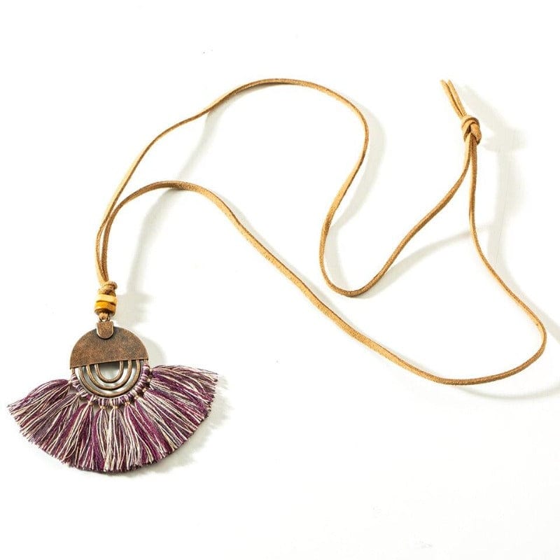 Collier Bohème en Macramé Éclatant Esprit Macramé
